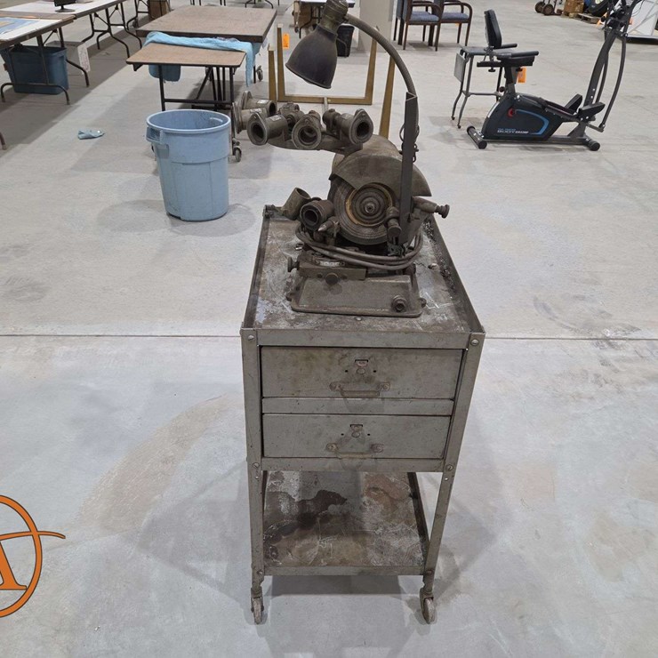 Black Diamond Precision Drill Grinder with Floor Cart