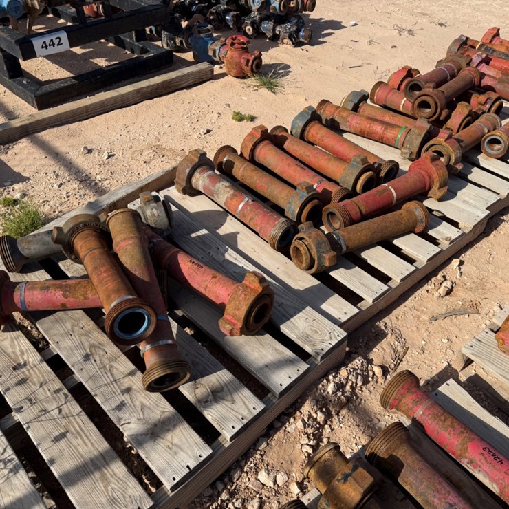 (20x$) FMC/SPM 3” x 2’ 1502 15k Integral Flow Iron Pipe