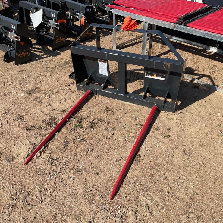 #4104 • LandHonor Skid Steer Bale Spear Attachment