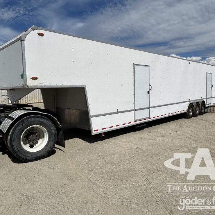 2015 TPD Trailers CV8548TR Enclosed Car Hauler Gooseneck Trailer, 21,000#gvwr, 47' box, 8' interior height, Mile Marker PEC8 winch, equalizer system.