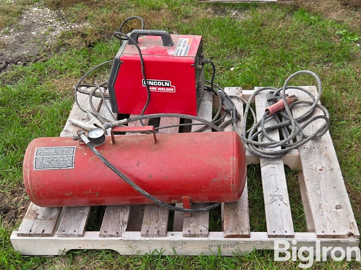 lincoln-electric-sp-100-welder-&-air-tank-image-8