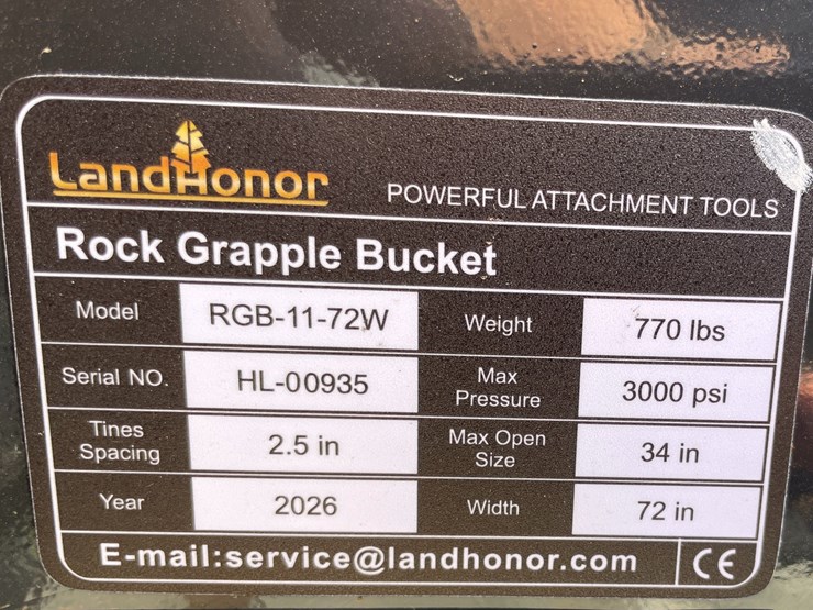 #4080-•-landhonor-72"-skeleton-hydraulic-grab-bucket-attachment-image-9