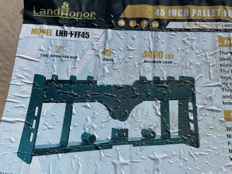 #4063-•-landhonor-45"-pallet-fork-frame-attachment-with-bale-spear-and-2"-hitch-receiver-image-6