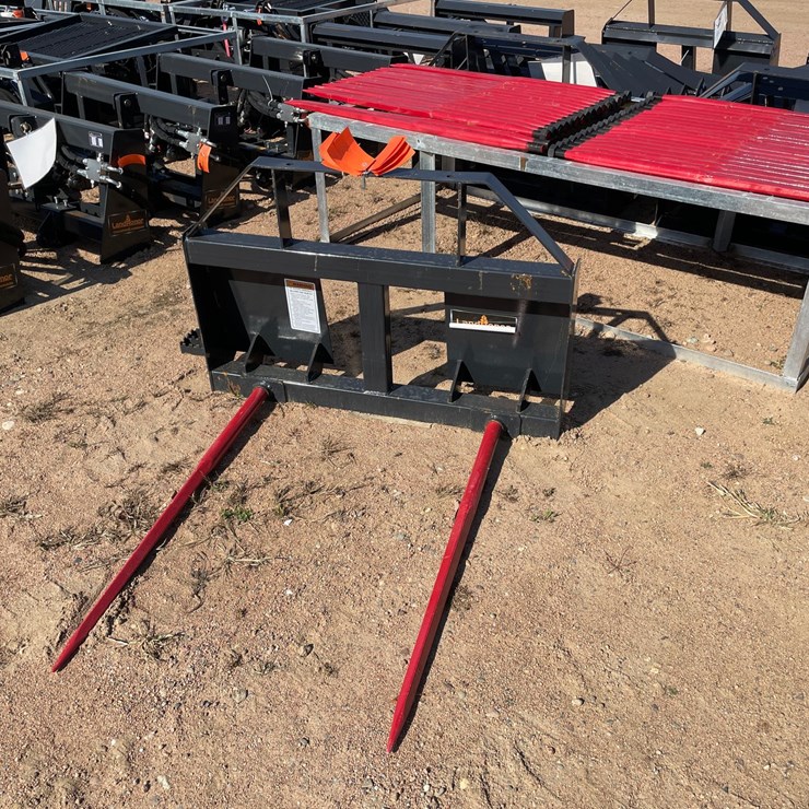 #4102 • LandHonor Skid Steer Bale Spear Attachment