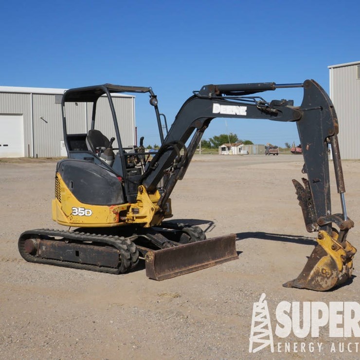 2012 JOHN DEERE 35D Compact Track Mini Excavator