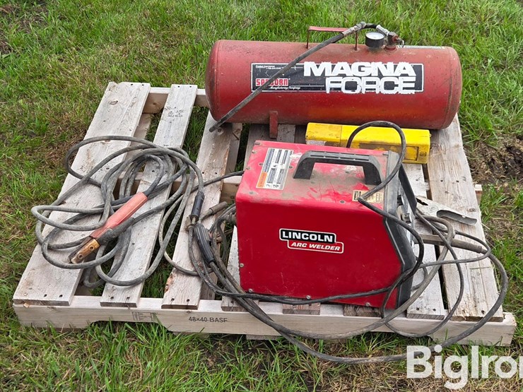 lincoln-electric-sp-100-welder-&-air-tank-image-4
