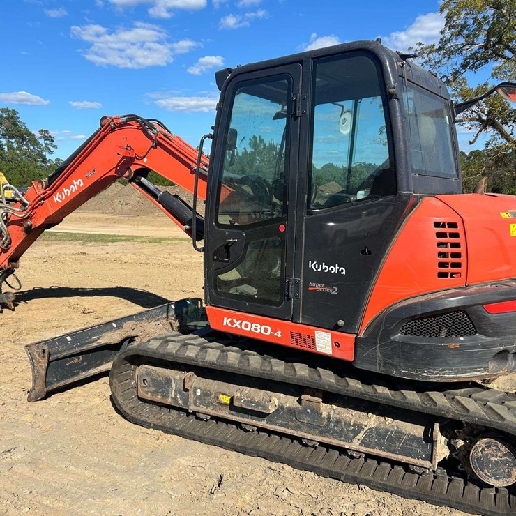 2022 Kubota KX080 Excavator (1,704 Hours)