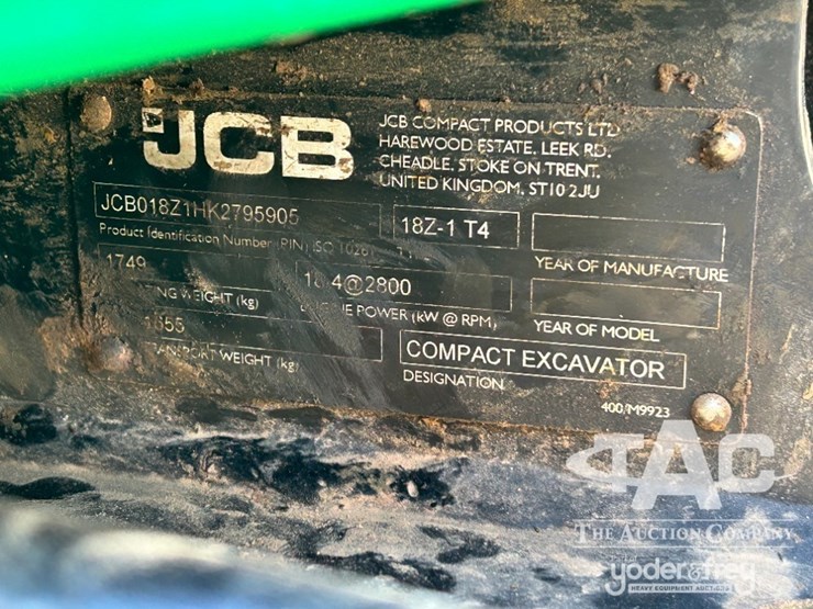 2020-jcb-18z-1t4-mini-hydraulic-excavator,-q/c,-aux-hydraulics,-backfill-blade,-canopy.-image-12