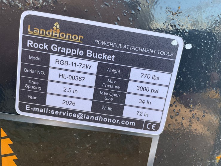 #4074-•-landhonor-72"-skid-steer-hydraulic-skeleton-grapple-bucket-attachment-image-9