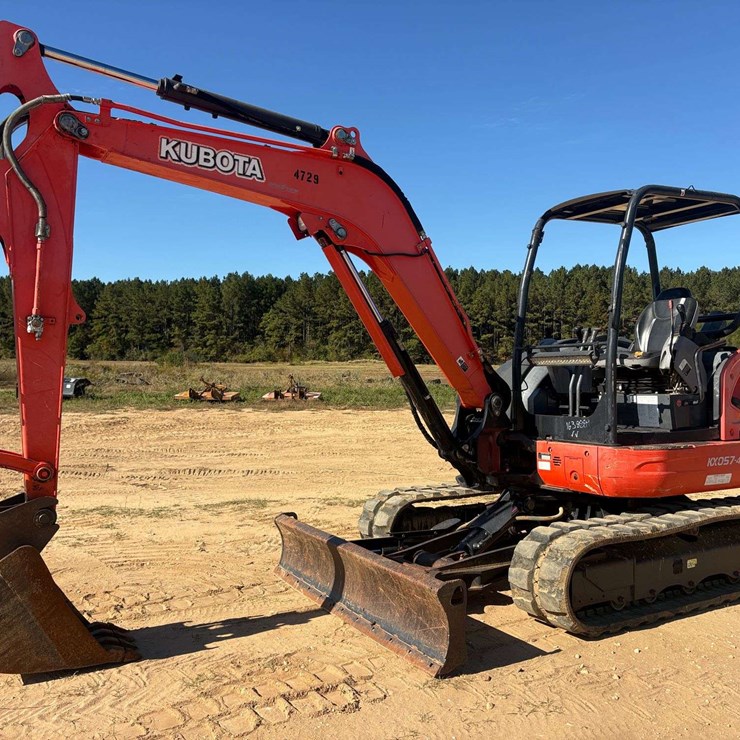 2022 Kubota KX057-4 Crawler Excavator (1,109 Hours)