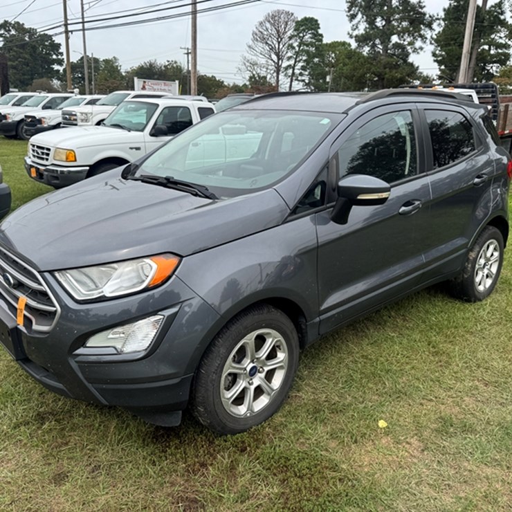 2021 FORD ECOSPORT SE SUV 4D 1.0L 3-CYLINDER ECOBOOST TURBO – AUTOMATIC TRANS - 56,457 MILES SHOWING