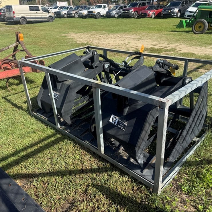 NEW 72" SKID STEER ROCK GRAPPLE BUCKET