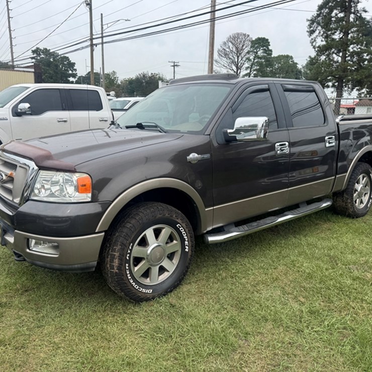 2005 FORD F-150 KING RANCH CREW CAB - 4WD - 5.4L V8 - 99,413 MILES SHOWING - 1FTPW145X5KB65378