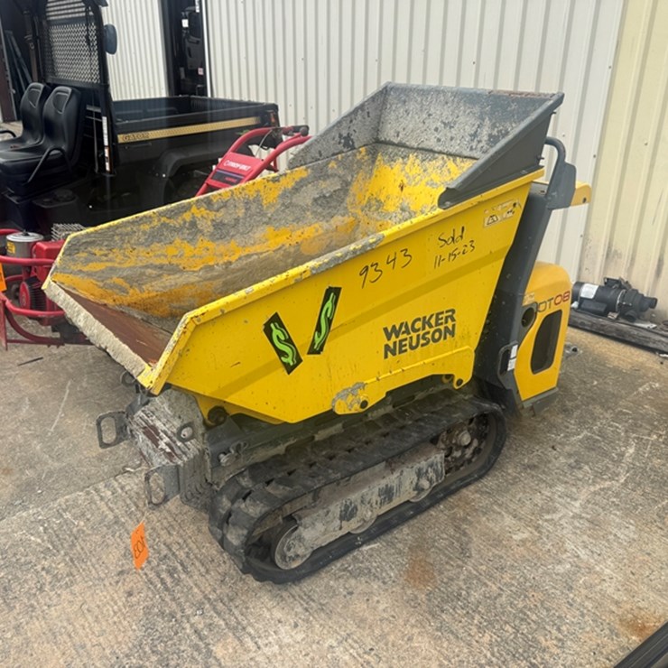 2018 WACKER NEUSON DT08 CONCRETE BUGGY - 261 HOURS SHOWING
