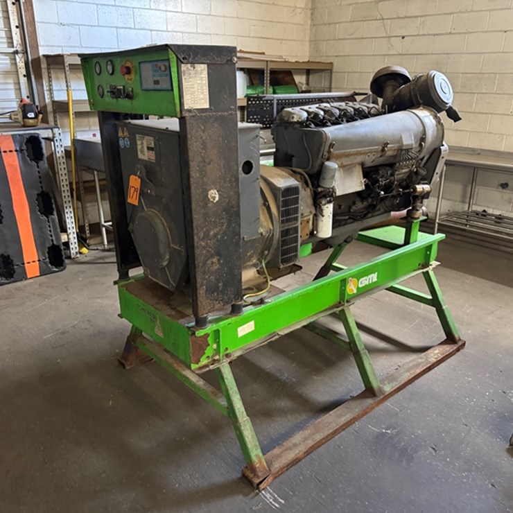 DUETZ DIESEL GENERATOR ON SKIDS (GENERATOR NOT CONVERTING POWER)
