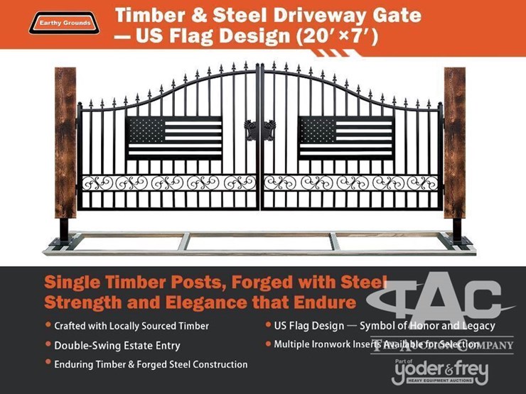 2026-earthygrounds-eg-10s-uf-20ft-double-swing-wrought-iron-driveway-gate-w/timber-posts,-us-flag-design.-image-5