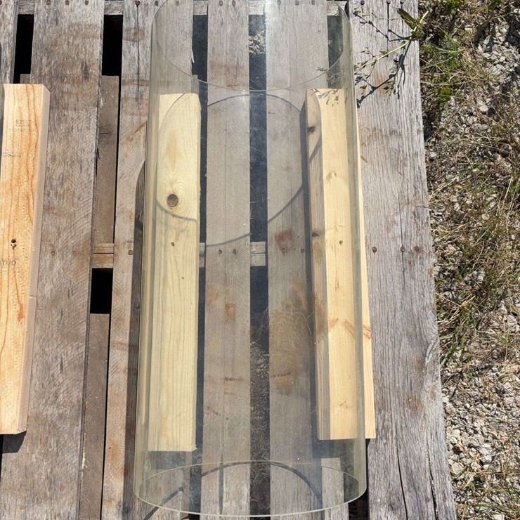 12 3/16” diameter, 26” long. No visible cracks or ships.