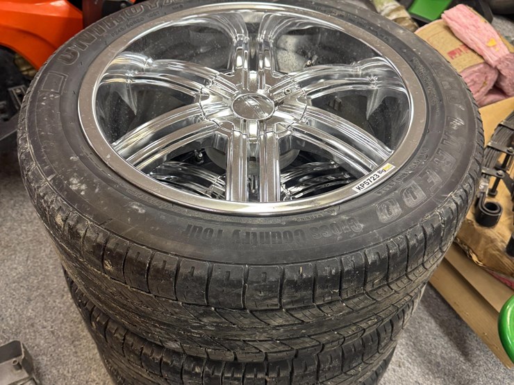 4---20"-polished-aluminum-wheels-with-uniroyal-p245/50r20-tires-image-1