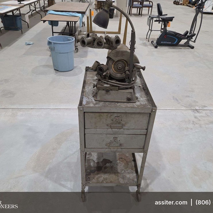 Black Diamond Precision Drill Grinder with Floor Cart
