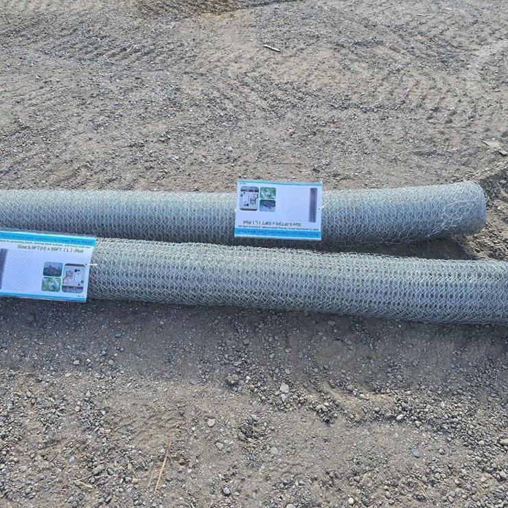 QTY. (2) RUST-RESISTANT GALVANIZED STEEL WIRE MESH