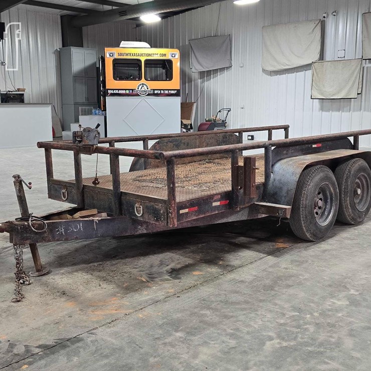 14 FOOT TANDEM AXLE FLATBED UTILITY / EQUIPMENT TR