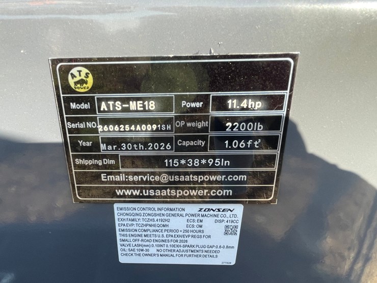 #3242-•-2026-ats-power-me18-mini-excavator-image-9