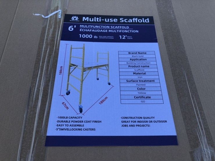 unused-6ft-black-gold-multi-function-scaffold.-image-3