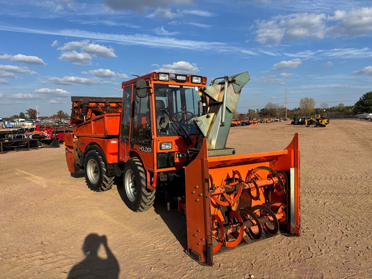 #1018-•-holder-c9.88h-articulated-tractor-with-snow-blower-image-2