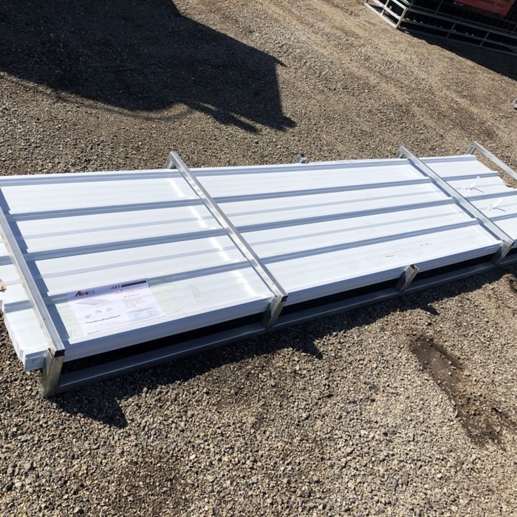 (80) Unused Aboss 12ft x 3ft Metal Roof Panels.