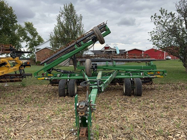 unverferth-1225-pull-type-double-rolling-basket,-35t,-with-harrow-image-1