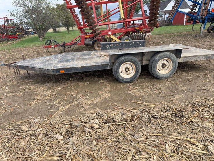 tandem-axle-bumper-hitch-trailer,-15ft-plus-4ft-neck,-19ft-trailer,-92''-wide-image-1