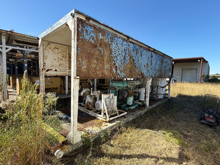 25’l-x-8’w-x-10’h-(3)-air-compressors-w/-air-volume-tanks,-skidded-image-2