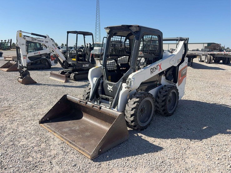 2020-bobcat-s64-wheeled-skid-steer,-991-hours,-quick-attach-hookup,-smooth-68”-bucket,-solid-tires,-s/n--b4sc11748-image-2