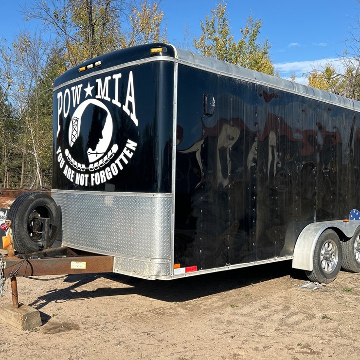 #6918 • 2008 Homesteader Enclosed Tandem Axle Cargo Trailer (WI Title In Delay)