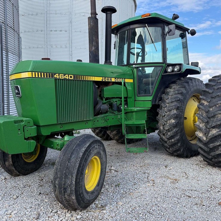 1979 John Deere 4640 Tractor, 8,390 Hours, Big 1000pto, Quad Range, 3 Remotes, 18.4x42 Duals, Side Stair Step, Full Front Weights, Quick Hitch, s/n- 4640H010567R