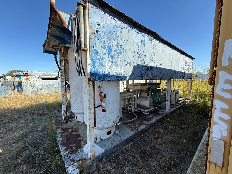 25’l-x-8’w-x-10’h-(3)-air-compressors-w/-air-volume-tanks,-skidded-image-12