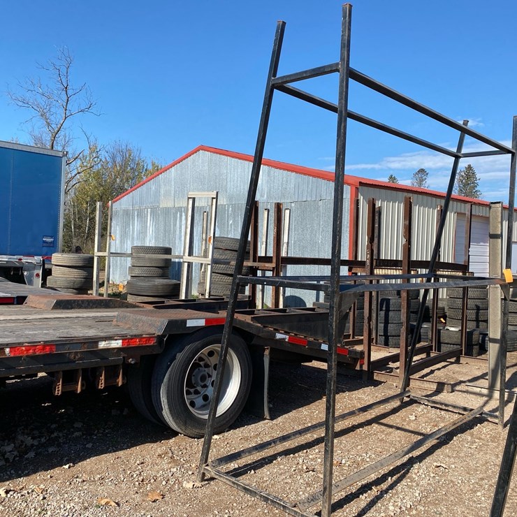 #6953 • Welded Steel Storage Rack Frame