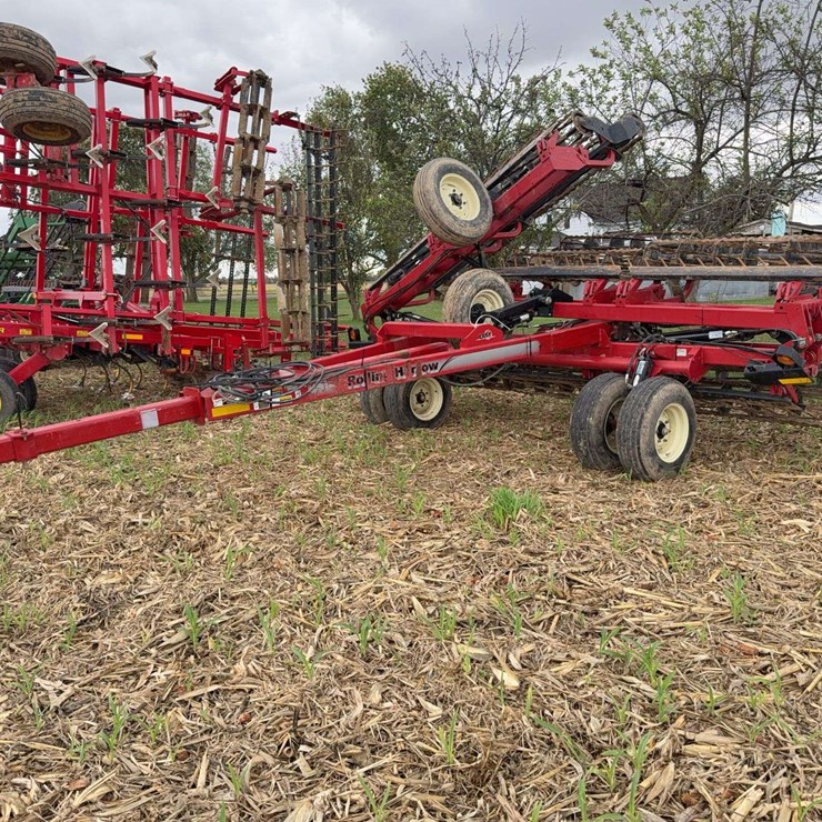 Unverferth 1225 Pull Type Double Rolling Basket, 35t, with harrow, s/n- A61450198