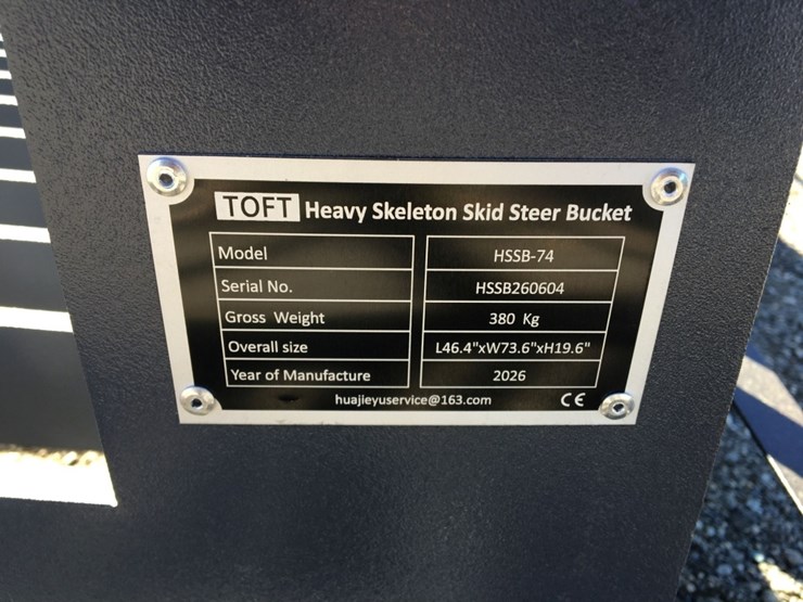 unused-tofthssb74-74in-heavy-duty-grid-bucket,-image-4