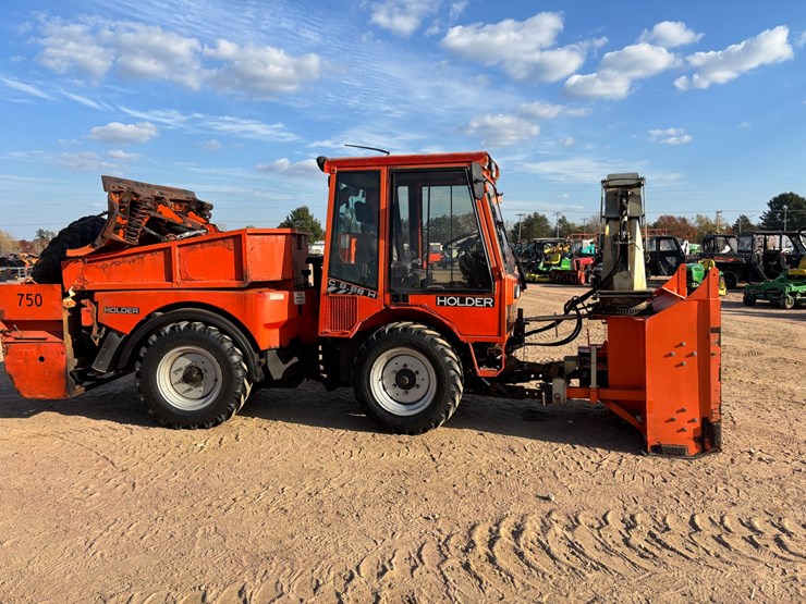 #1018-•-holder-c9.88h-articulated-tractor-with-snow-blower-image-1
