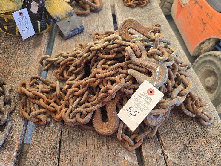 assortment-various-sized-chain,-hooks,-and-pieces-of-chain-image-1