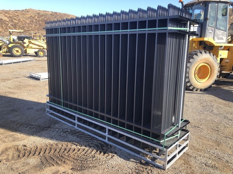 unused-wrought-iron-site-fence,-image-2