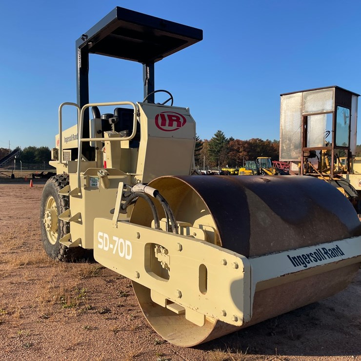 #1953 • Ingersoll-Rand SD-70 Single Drum Roller