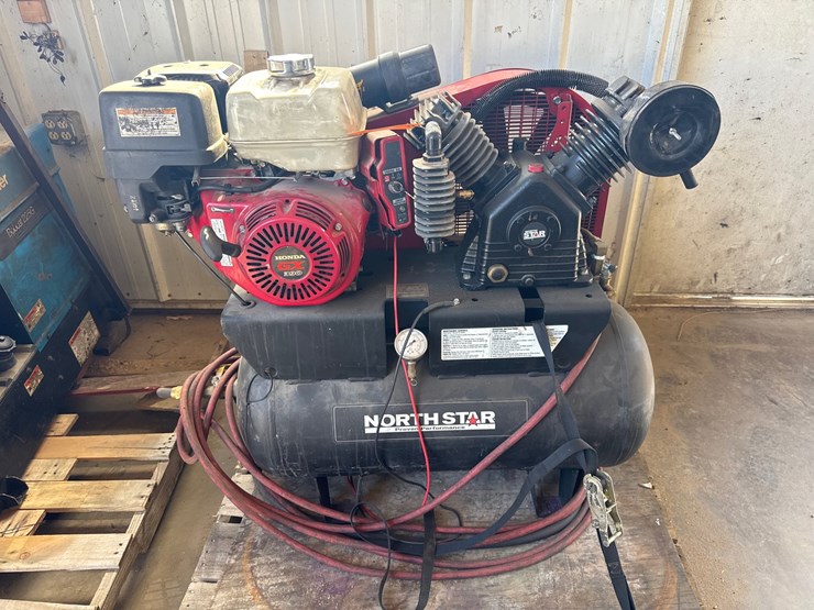 #6987-•-northstar-30-gallon-horizontal-air-compressor-with-honda-gx390-13hp-engine-image-2