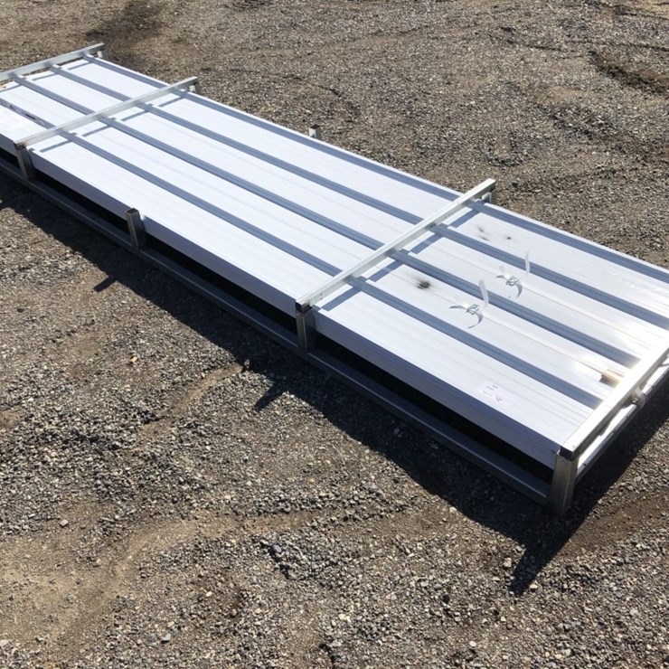 (80) Unused Aboss 12ft x 3ft Metal Roof Panels.