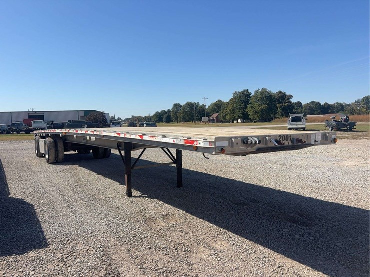 2006-east-48t-flat-deck-semi-trailer,-spread-axle-(120"),-all-axles:-21,200lbs,-11r24.5-tires,-steel-coil-supports,-vin#-1e1h5y2857rj40074-image-5