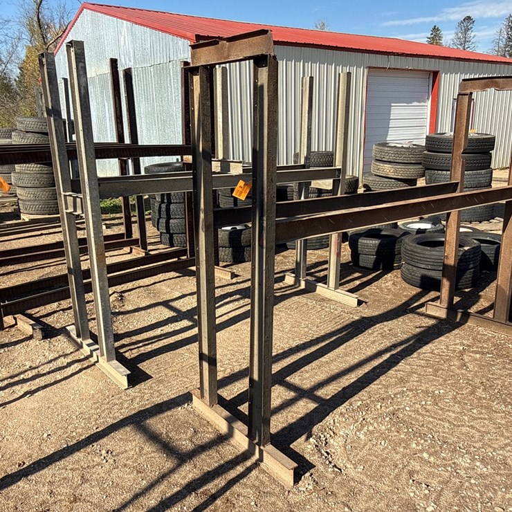 #6954 • (2) Structural Storage Rack Frames