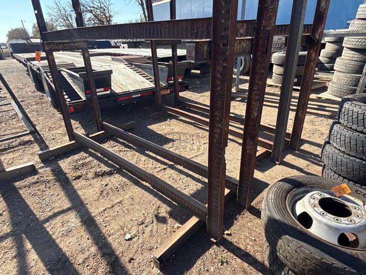 #6955-•-(2)-shop-made-steel-tire-racks-image-2