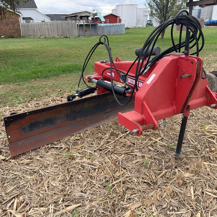 Bushog Model 160 12ft 3pt Blade, Hyd. Angle, Tilt, and Swing, s/n- 12-10360