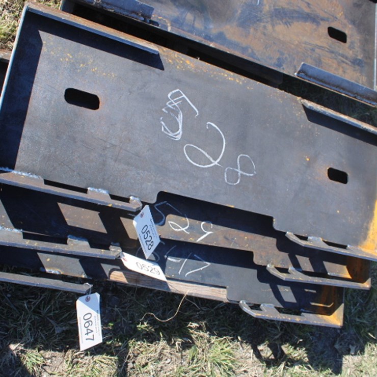#529 • skid steer plate